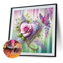 Load image into Gallery viewer, AB Diamond Painting - Full Round - Flowers, butterflies, hearts (40*40CM)