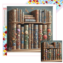 Load image into Gallery viewer, Diamond Painting - Full Square - Flower bookshelf (40*40CM)