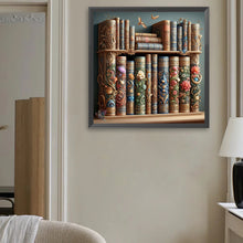 Load image into Gallery viewer, Diamond Painting - Full Square - Flower bookshelf (40*40CM)