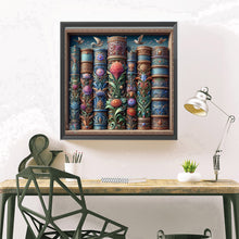 Load image into Gallery viewer, Diamond Painting - Full Square - Flower bookshelf (40*40CM)