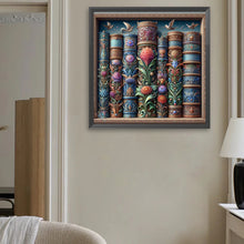 Load image into Gallery viewer, Diamond Painting - Full Square - Flower bookshelf (40*40CM)