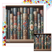 Load image into Gallery viewer, Diamond Painting - Full Square - Flower bookshelf (40*40CM)