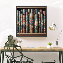 Load image into Gallery viewer, Diamond Painting - Full Square - Flower bookshelf (40*40CM)