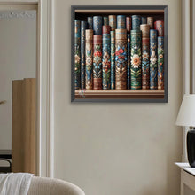 Load image into Gallery viewer, Diamond Painting - Full Square - Flower bookshelf (40*40CM)