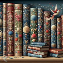 Load image into Gallery viewer, Diamond Painting - Full Square - Flower bookshelf (40*40CM)