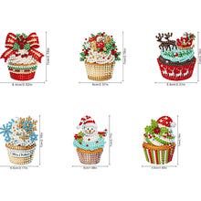 Load image into Gallery viewer, 6Pcs Acrylic Diamond Painting Hooks Christmas Theme Diamond Art Craft Wall Hooks