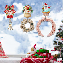 Load image into Gallery viewer, 6Pcs Acrylic Diamond Painting Hooks Christmas Theme Diamond Art Craft Wall Hooks