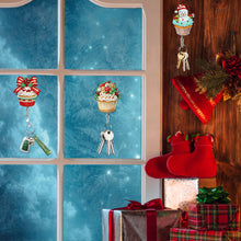 Load image into Gallery viewer, 6Pcs Acrylic Diamond Painting Hooks Christmas Theme Diamond Art Craft Wall Hooks