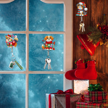 Load image into Gallery viewer, 6Pcs Acrylic Diamond Painting Hooks Christmas Theme Diamond Art Craft Wall Hooks