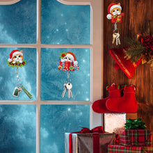 Load image into Gallery viewer, 6Pcs Acrylic Diamond Painting Hooks Christmas Theme Diamond Art Craft Wall Hooks