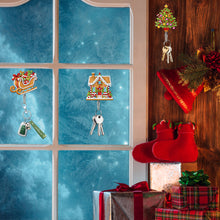 Load image into Gallery viewer, 6Pcs Acrylic Diamond Painting Hooks Christmas Theme Diamond Art Craft Wall Hooks