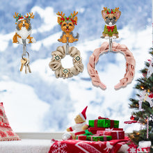 Load image into Gallery viewer, 6Pcs Acrylic Diamond Painting Hooks Christmas Theme Diamond Art Craft Wall Hooks