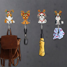 Load image into Gallery viewer, 6Pcs Acrylic Diamond Painting Hooks Christmas Theme Diamond Art Craft Wall Hooks