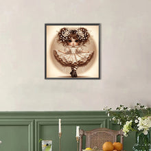 Load image into Gallery viewer, AB Diamond Painting - Full Round - Puffy skirt girl (40*40CM)