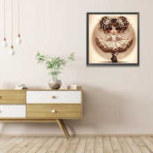 Load image into Gallery viewer, AB Diamond Painting - Full Round - Puffy skirt girl (40*40CM)