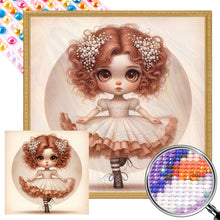 Load image into Gallery viewer, AB Diamond Painting - Full Round - Puffy skirt girl (40*40CM)