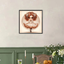 Load image into Gallery viewer, AB Diamond Painting - Full Round - Puffy skirt girl (40*40CM)