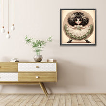 Load image into Gallery viewer, AB Diamond Painting - Full Round - Puffy skirt girl (40*40CM)