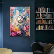 Load image into Gallery viewer, Diamond Painting - Full Square - Cat (40*60CM)