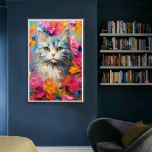 Load image into Gallery viewer, Diamond Painting - Full Square - Cat (40*60CM)