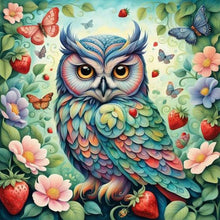 Load image into Gallery viewer, AB Diamond Painting - Full Square - Owl (40*40CM)