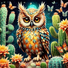 Load image into Gallery viewer, AB Diamond Painting - Full Square - Owl (40*40CM)