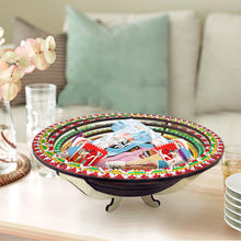 Load image into Gallery viewer, Diamond Painting Wooden Serving Tray Diamond Art Tableware Manager Tray (Green)