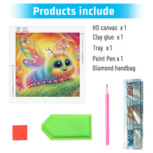 Load image into Gallery viewer, Diamond Painting - Partial Special Shaped - Funny bug (30*30CM)