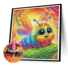Load image into Gallery viewer, Diamond Painting - Partial Special Shaped - Funny bug (30*30CM)