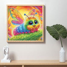 Load image into Gallery viewer, Diamond Painting - Partial Special Shaped - Funny bug (30*30CM)