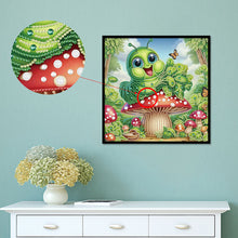 Load image into Gallery viewer, Diamond Painting - Partial Special Shaped - Funny bug (30*30CM)