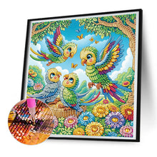 Load image into Gallery viewer, Diamond Painting - Partial Special Shaped - Funny bug (30*30CM)