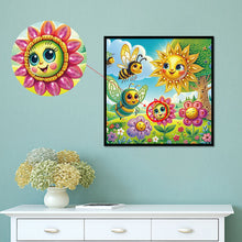 Load image into Gallery viewer, Diamond Painting - Partial Special Shaped - Funny bug (30*30CM)