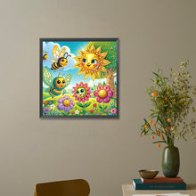 Load image into Gallery viewer, Diamond Painting - Partial Special Shaped - Funny bug (30*30CM)