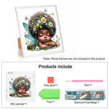 Load image into Gallery viewer, Diamond Painting - Partial Special Shaped - Angel child (30*30CM)