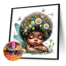Load image into Gallery viewer, Diamond Painting - Partial Special Shaped - Angel child (30*30CM)