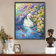 Load image into Gallery viewer, AB Diamond Painting - Full Square - Swan (40*50CM)
