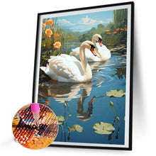 Load image into Gallery viewer, AB Diamond Painting - Full Square - Swan (40*50CM)