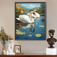 Load image into Gallery viewer, AB Diamond Painting - Full Square - Swan (40*50CM)