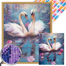 Load image into Gallery viewer, AB Diamond Painting - Full Square - Swan (40*50CM)