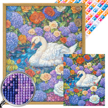 Load image into Gallery viewer, AB Diamond Painting - Full Square - Swan (40*50CM)