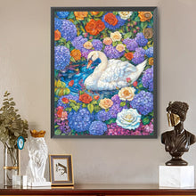 Load image into Gallery viewer, AB Diamond Painting - Full Square - Swan (40*50CM)