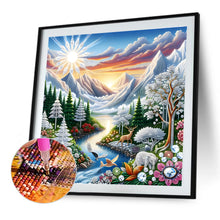 Load image into Gallery viewer, Diamond Painting - Full Round - Colorful house (40*40CM)