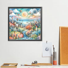 Load image into Gallery viewer, Diamond Painting - Full Round - Colorful house (40*40CM)