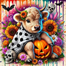 Load image into Gallery viewer, AB Diamond Painting - Full Round - Halloween yak (40*40CM)