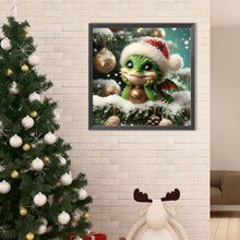 Load image into Gallery viewer, Diamond Painting - Full Round - Christmas dinosaur (40*40CM)