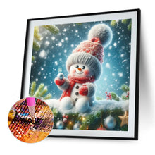 Load image into Gallery viewer, Diamond Painting - Full Round - Christmas snowman (40*40CM)