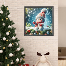 Load image into Gallery viewer, Diamond Painting - Full Round - Christmas snowman (40*40CM)