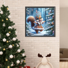 Load image into Gallery viewer, Diamond Painting - Full Round - Christmas squirrels (40*40CM)