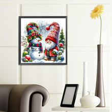 Load image into Gallery viewer, Diamond Painting - Full Round - Gnome and snowman (40*40CM)